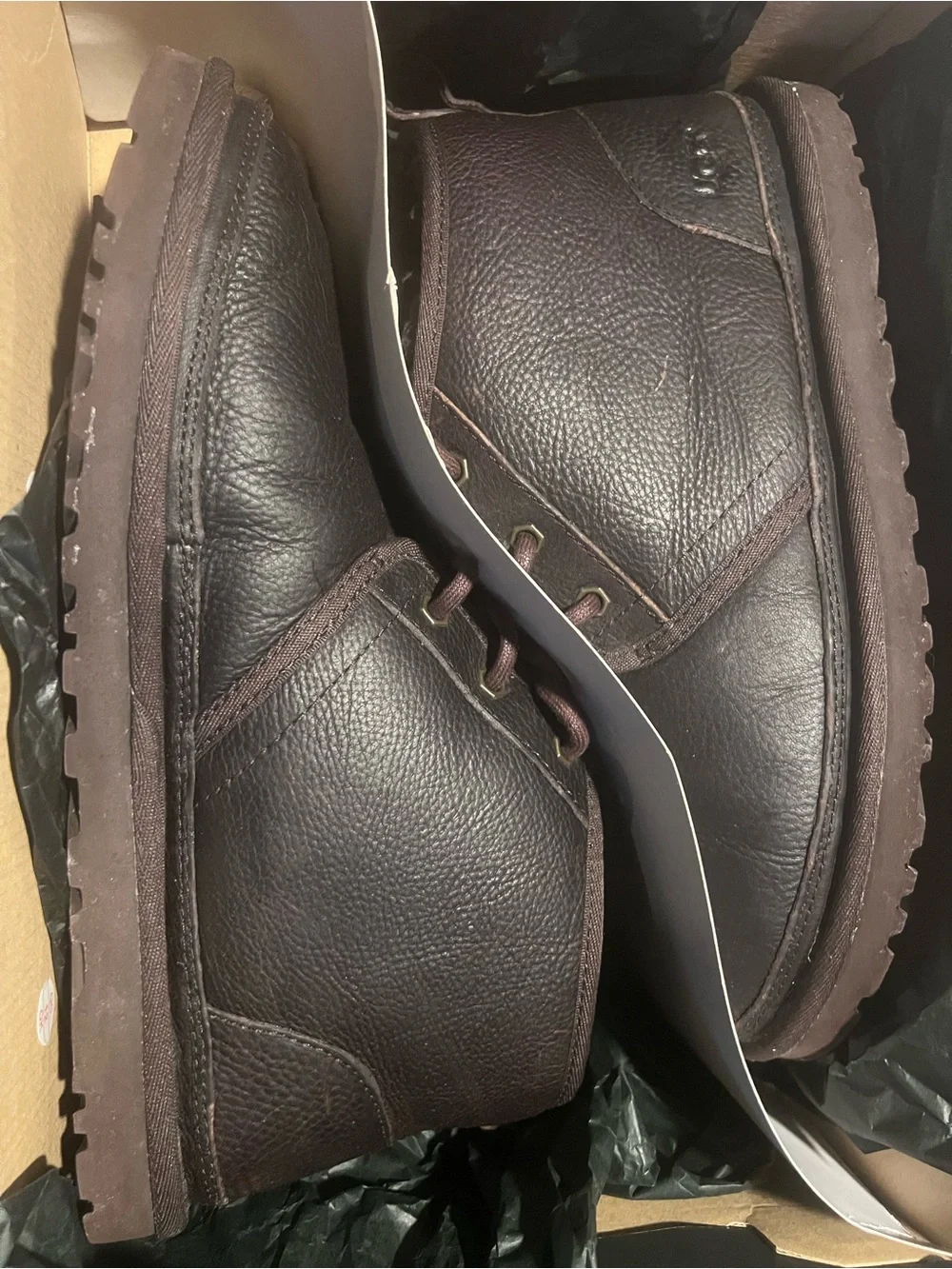 UGG Black For Men Logo Gift Box